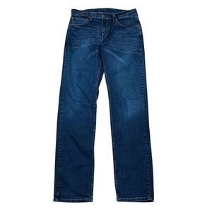 Levis 559 Relaed Straight Jeans Mens 32x36 (Fits 32x35) Dark Wash Blue Denim